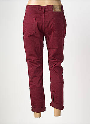 Pantalon 7/8 elasticitate mărime normală roșu ALMANEGRA femeie
