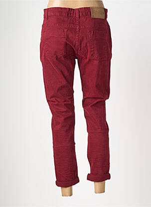 Pantalon 7/8 elasticitate mărime normală roșu ALMANEGRA femeie