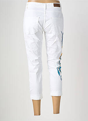 Pantalon 7/8 elasticitate mărime normală alb BELLAWAY femeie