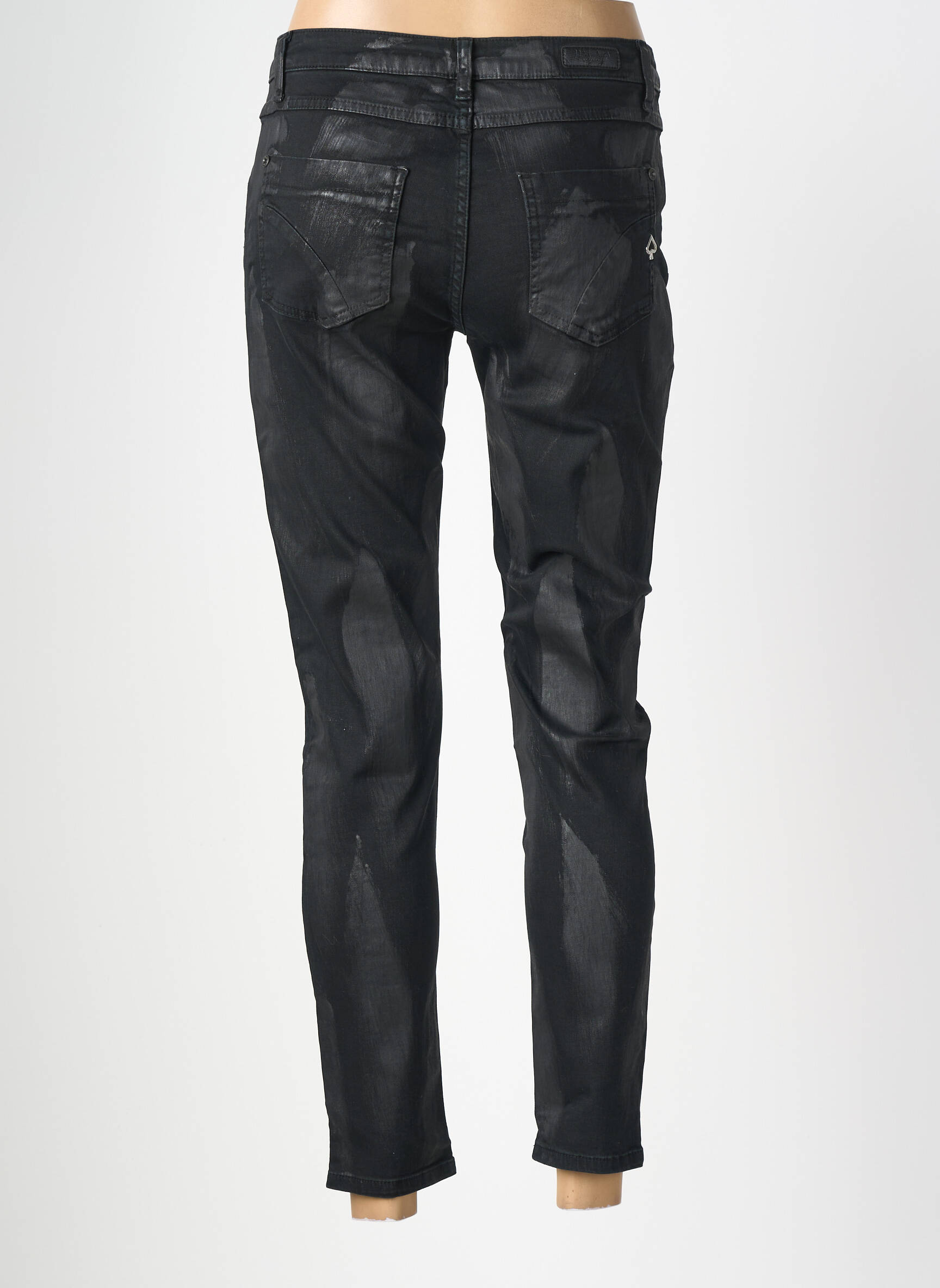 Pantalon slim mărime normală mărime normală negru MARYLEY femeie