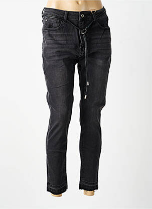 Blugi cu croială dreaptă broderie cu nituri mărime normală negru DENIM DAYS femeie