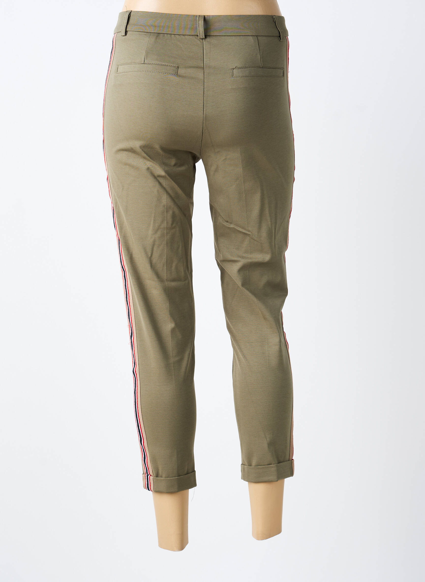 Pantalon 7/8 elasticitate mărime normală verde MARYLEY femeie