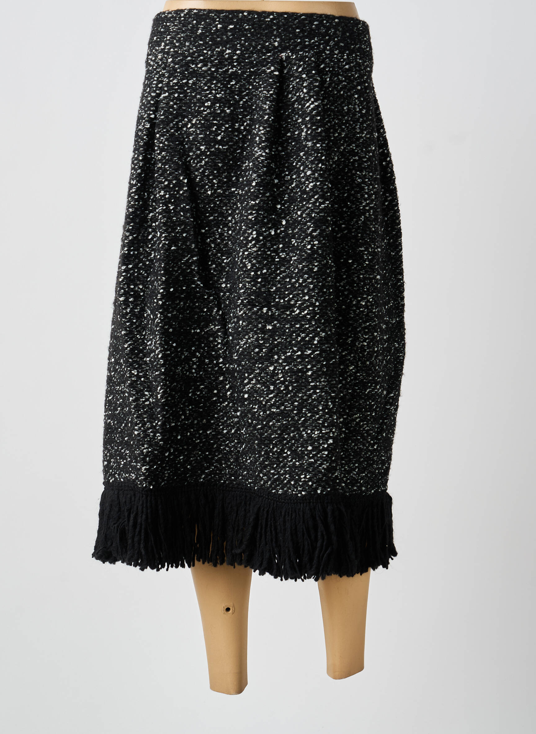 Fustă lungă croială dreaptă negru ANTONELLO SERIO femeie