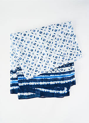 Eșarfă țesătură poplin albastru PEPE JEANS femeie