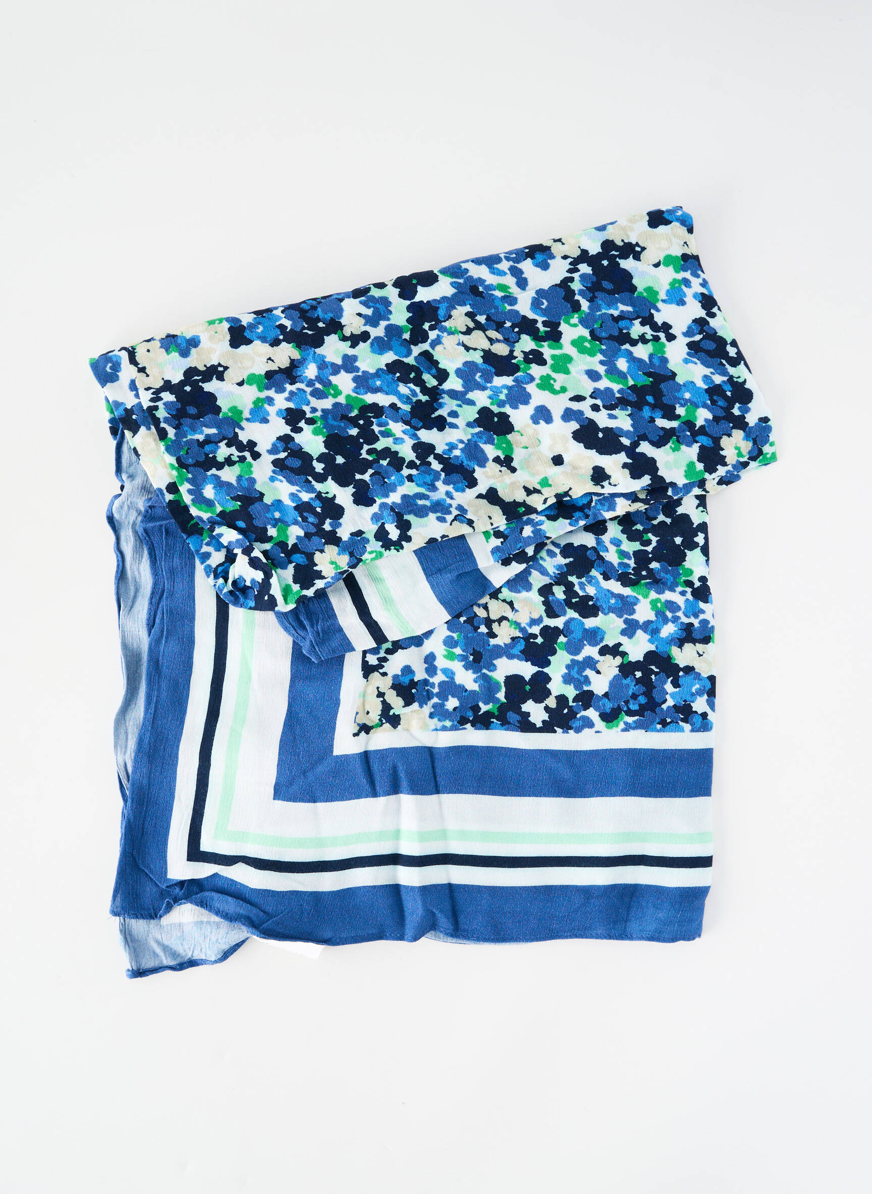 Eșarfă țesătură poplin albastru PEPE JEANS femeie