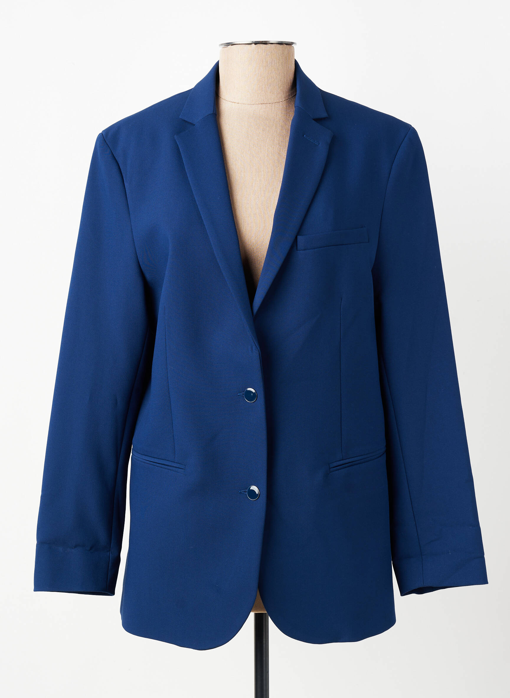 Sacou buzunare albastru I.CODE (By IKKS) femeie