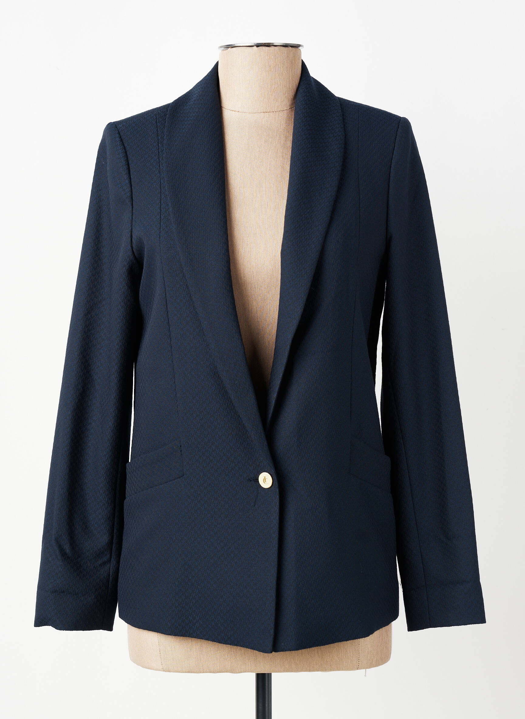 Sacou buzunare albastru I.CODE (By IKKS) femeie