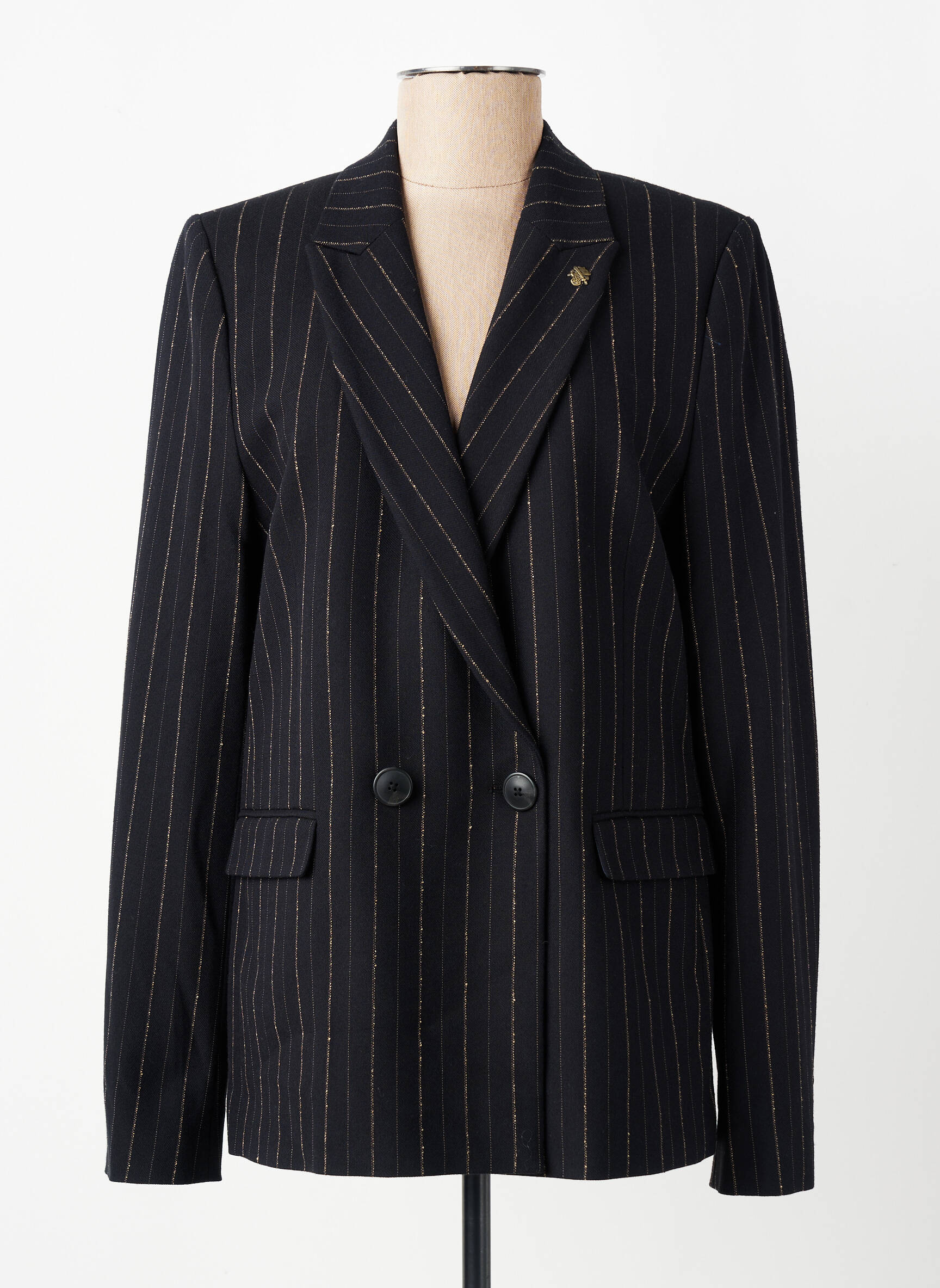 Sacou buzunare albastru MKT STUDIO femeie