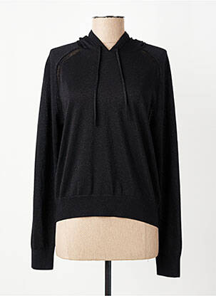 Pulover elasticitate mâneci lungi negru IKKS femeie