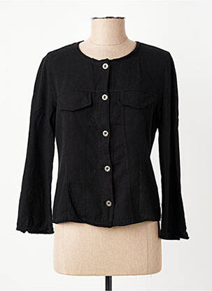 Jachete casual guler rotund negru MALOKA femeie