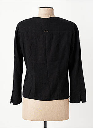 Jachete casual guler rotund negru MALOKA femeie
