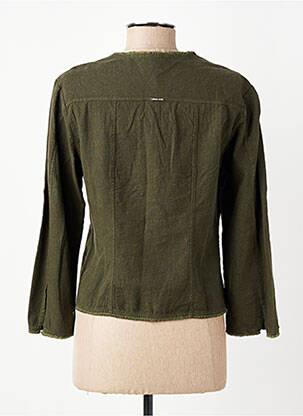 Jachete casual guler rotund verde MALOKA femeie