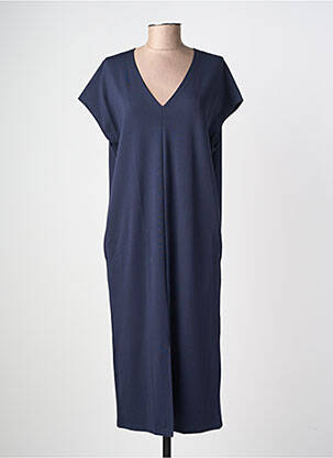 Rochie midi mâneci scurte mâneci scurte albastru YAYA femeie