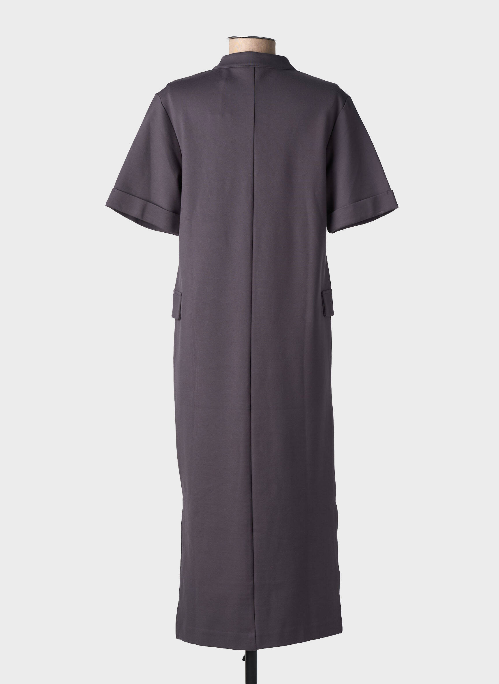 Rochie lungă mâneci scurte mâneci scurte albastru YAYA femeie