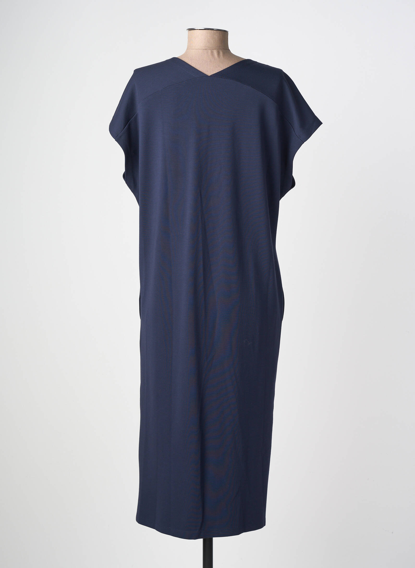 Rochie midi mâneci scurte mâneci scurte albastru YAYA femeie