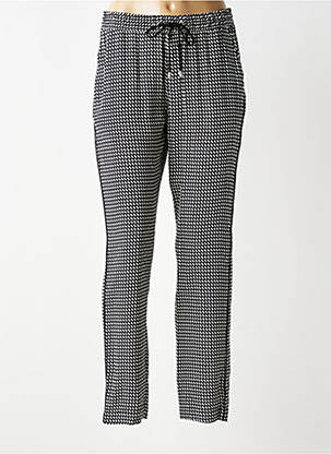 Pantalon slim talie elastică mărime normală negru IKKS femeie