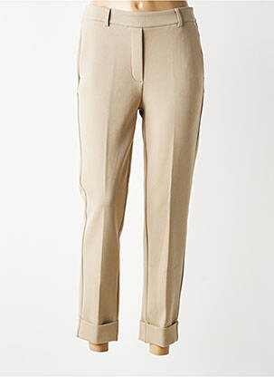 Pantalon 7/8 elasticitate mărime normală bej YAYA femeie