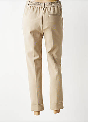 Pantalon 7/8 elasticitate mărime normală bej YAYA femeie
