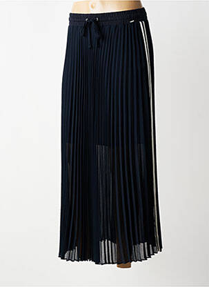Fustă scurtă buzunare albastru IKKS femeie