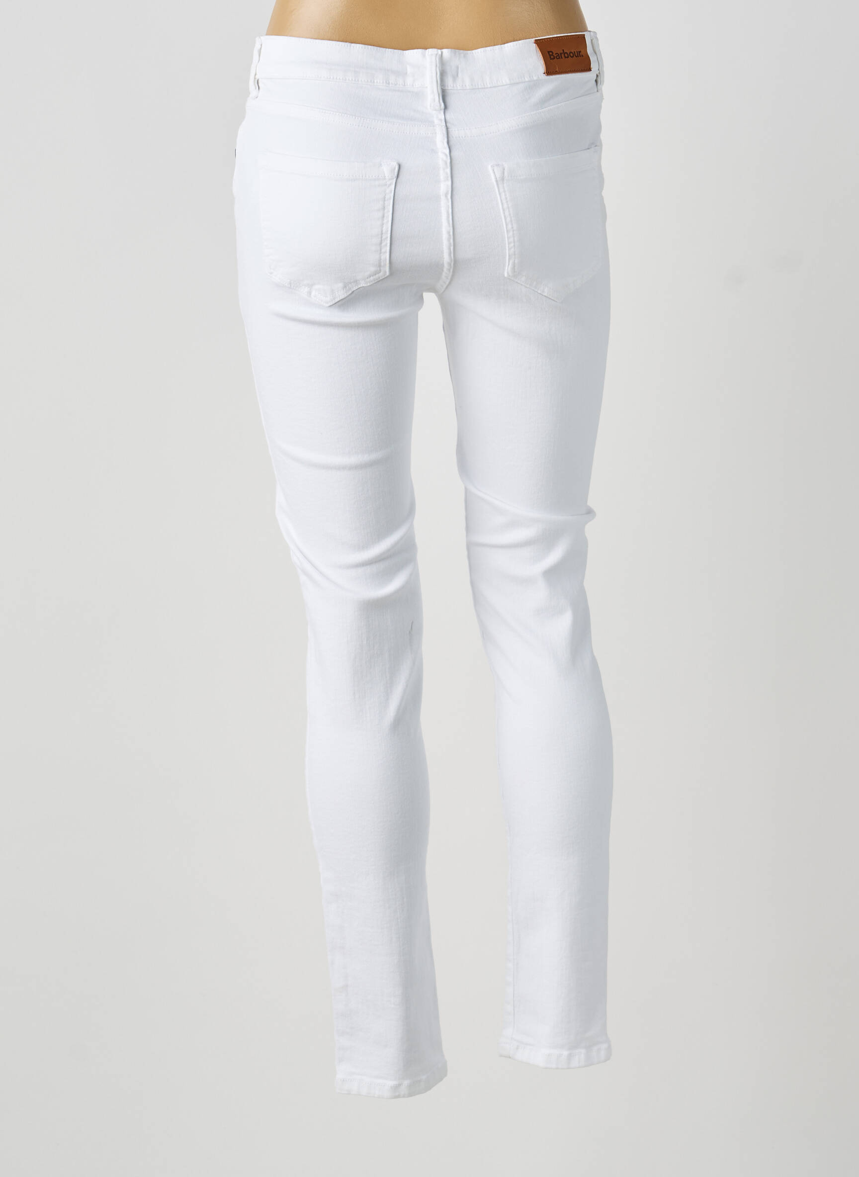 Blugi skinny mărime normală mărime normală alb BARBOUR femeie