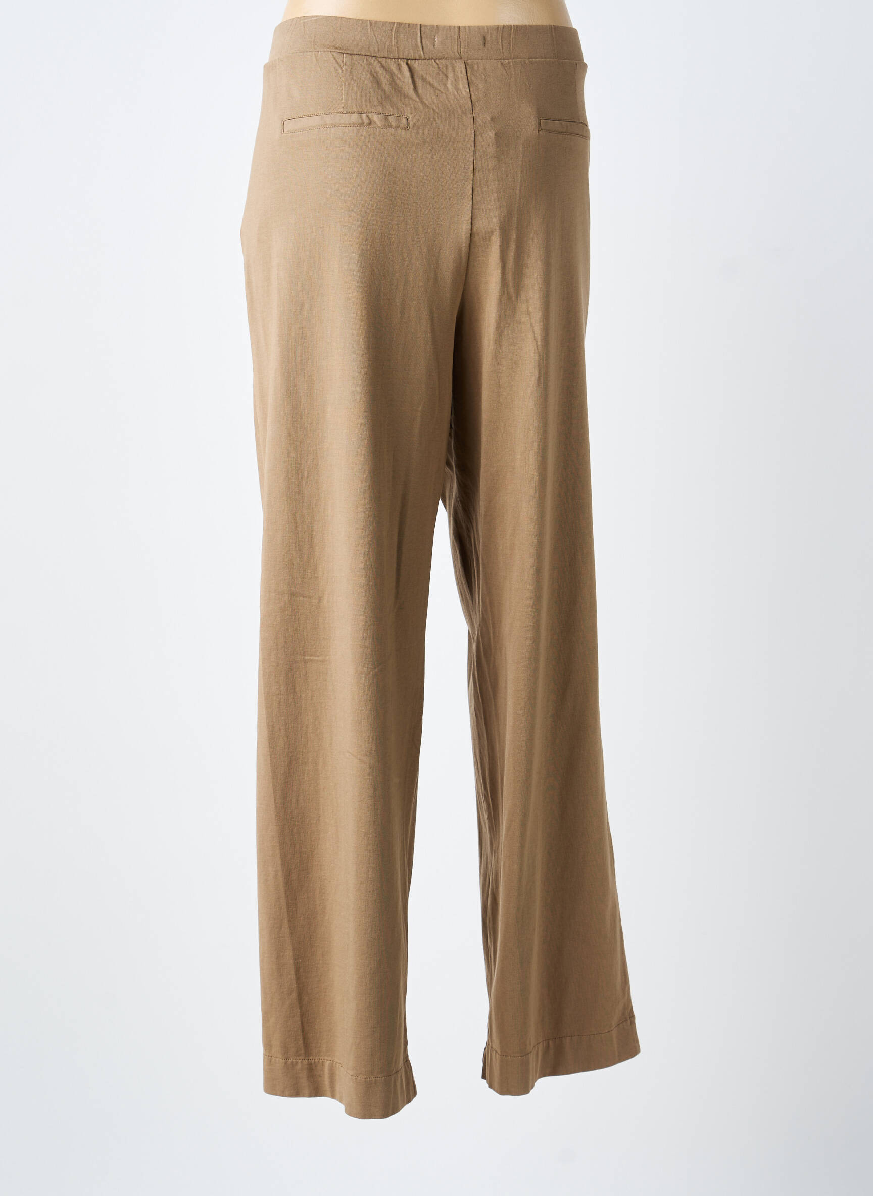 Pantalon drept elasticitate mărime normală maro YERSE femeie