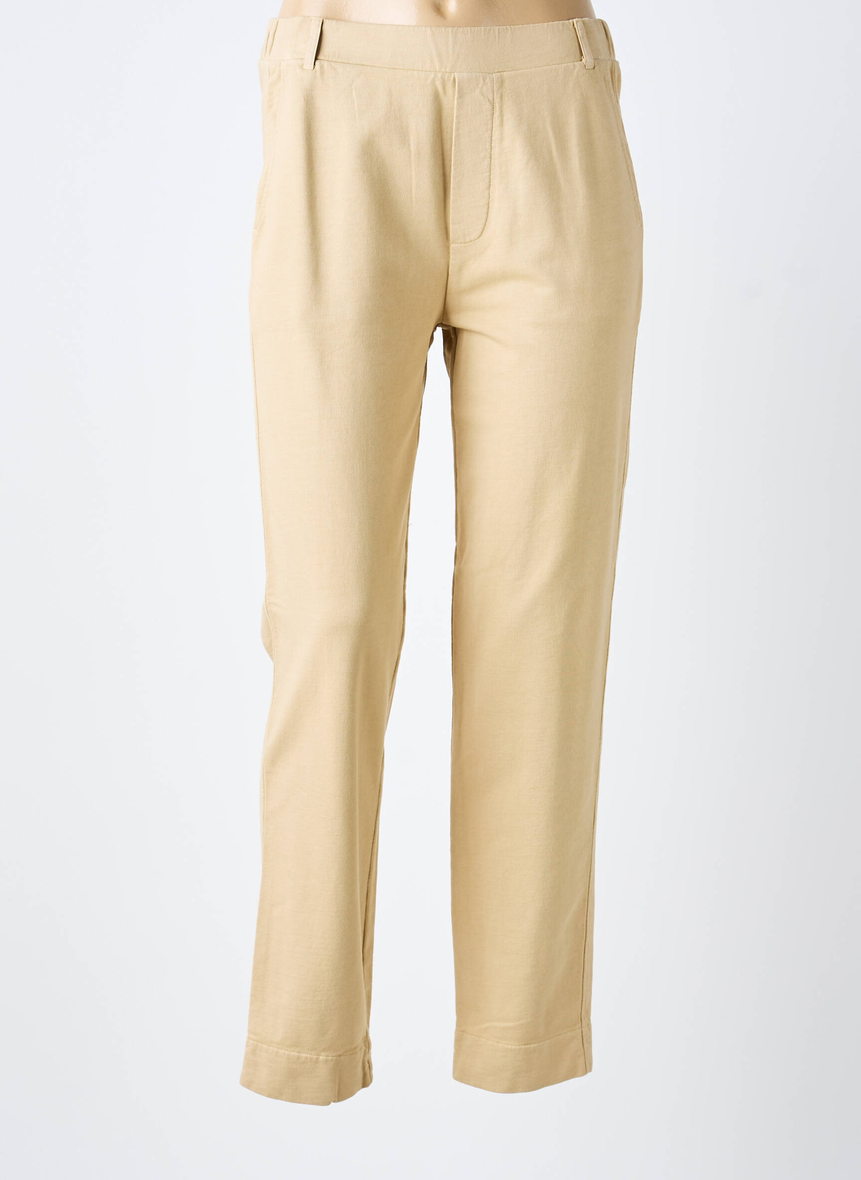 Pantalon drept elasticitate mărime normală bej YERSE femeie