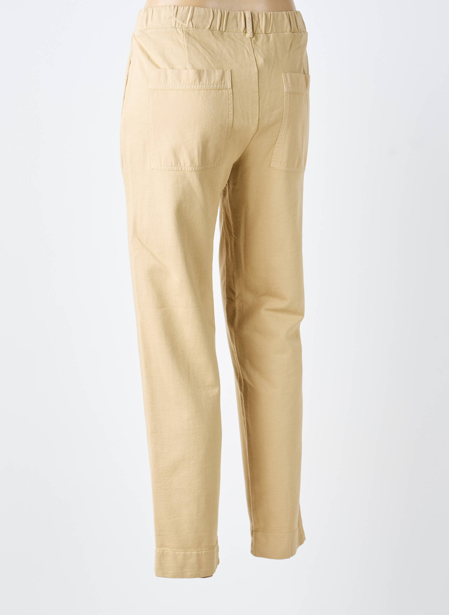 Pantalon drept elasticitate mărime normală bej YERSE femeie