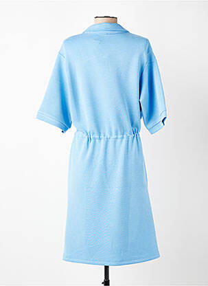 Rochie midi mâneci scurte mâneci scurte albastru K-DESIGN femeie