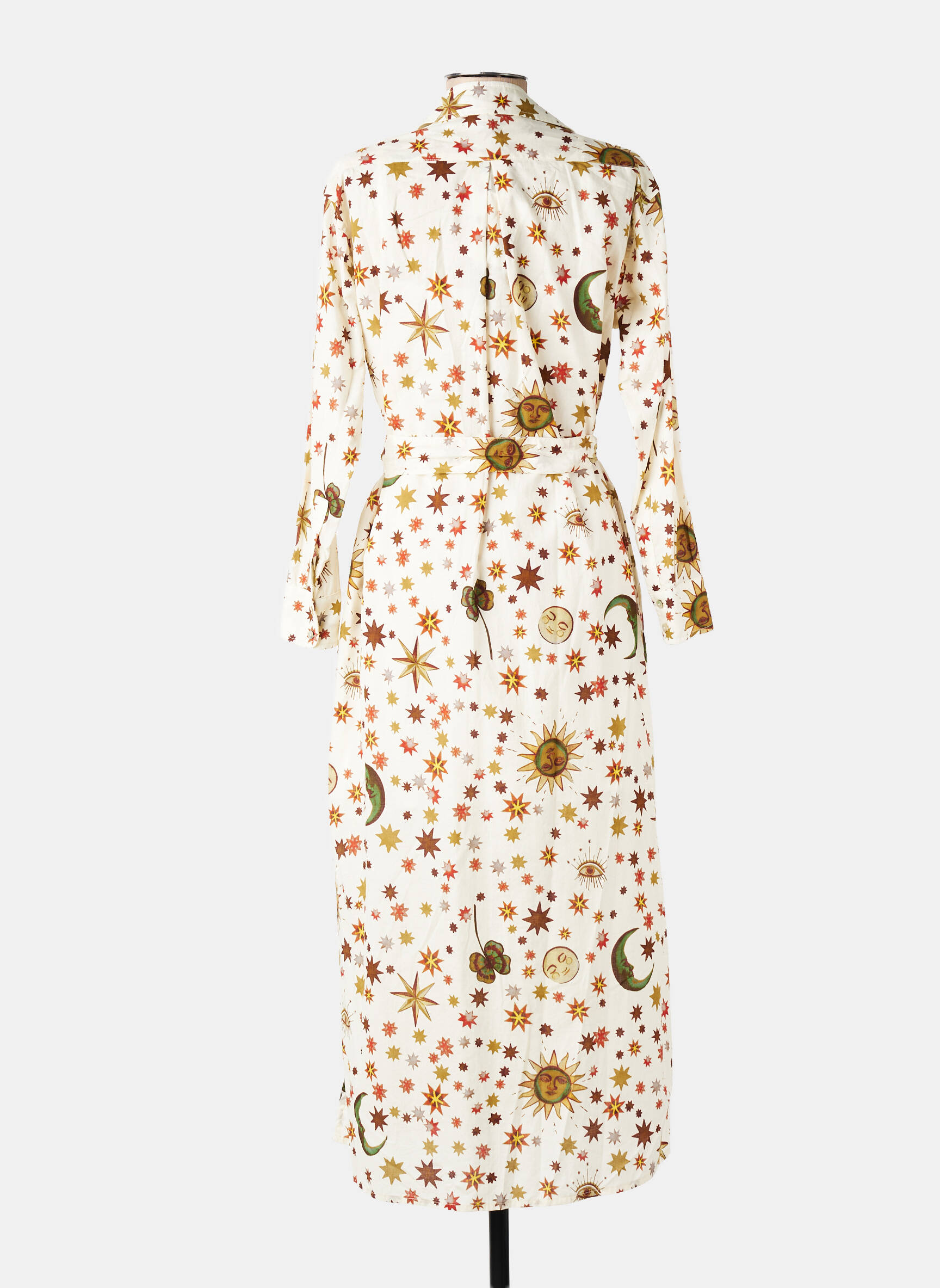 Rochie lungă mâneci lungi mâneci lungi bej HOD femeie