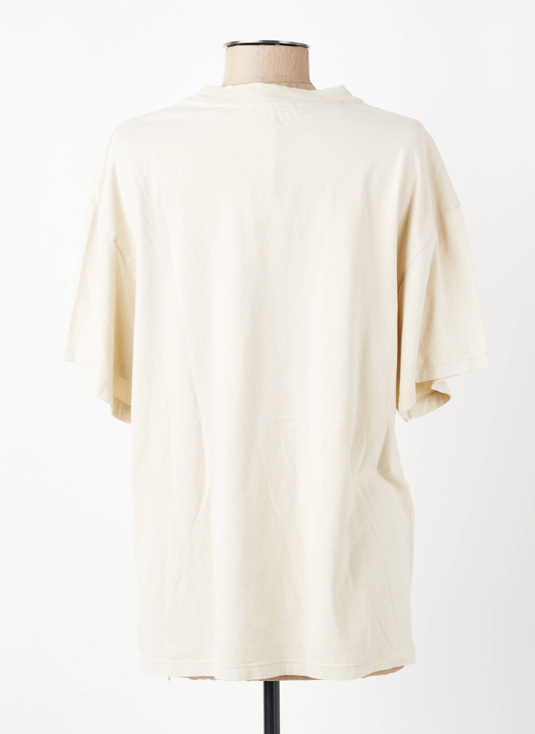 Tricou imprimeu fantezie mâneci scurte bej HOD femeie