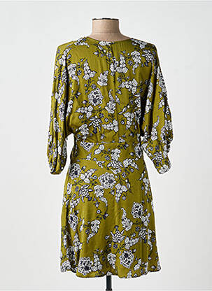 Rochie midi mâneci 3/4 mâneci 3/4 verde IKKS femeie