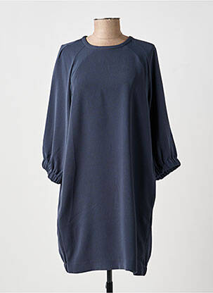 Rochie midi mâneci lungi mâneci lungi albastru YAYA femeie