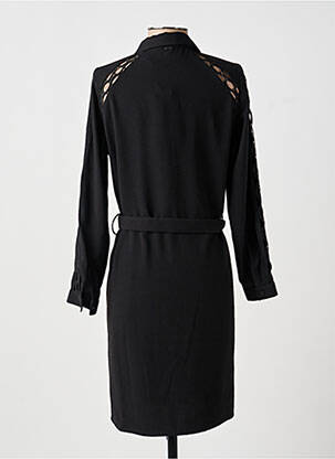 Rochie midi mâneci lungi mâneci lungi negru IKKS femeie