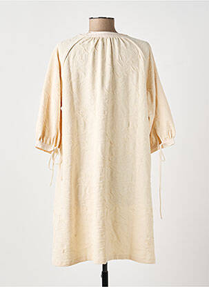 Rochie midi mâneci 3/4 mâneci 3/4 bej YAYA femeie