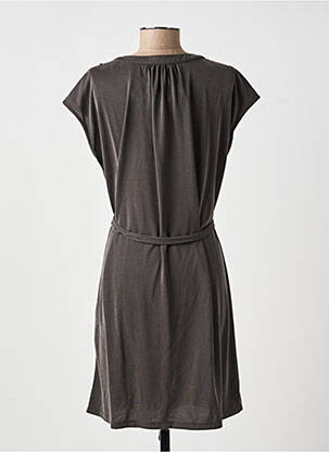 Rochie scurtă mâneci scurte mâneci scurte gri YAYA femeie