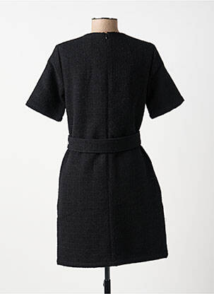 Rochie midi mâneci scurte mâneci scurte negru YAYA femeie
