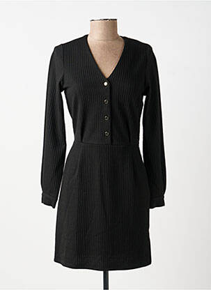 Rochie scurtă mâneci lungi mâneci lungi negru I.CODE (By IKKS) femeie