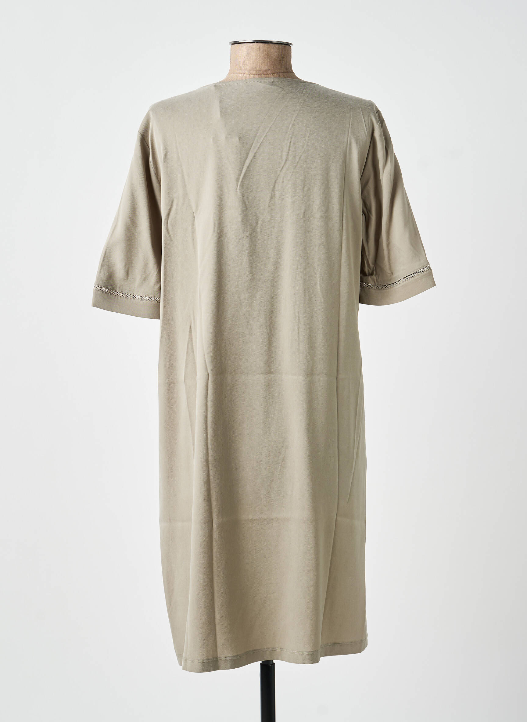 Rochie midi mâneci scurte mâneci scurte verde YAYA femeie