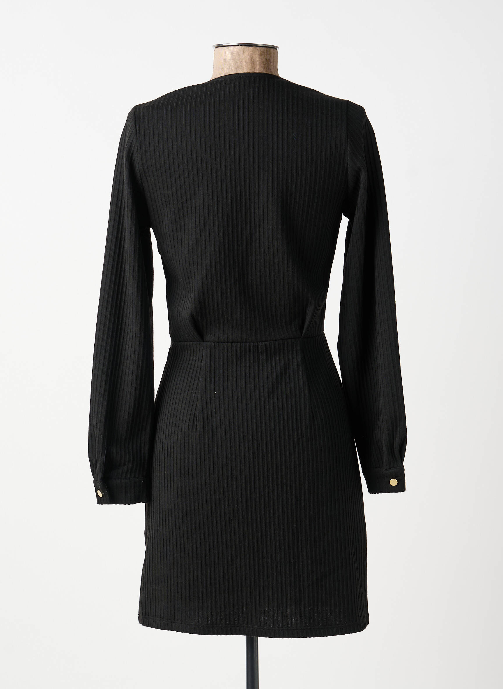 Rochie scurtă mâneci lungi mâneci lungi negru I.CODE (By IKKS) femeie