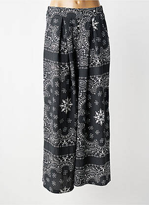 Pantalon drept țesătură crep mărime normală gri GARDEN  femeie