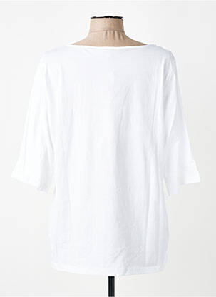 Tricou croială dreaptă mâneci scurte alb AGATHE & LOUISE femeie