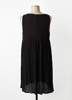 Rochie midi croială fluidă fără mâneci negru AGATHE & LOUISE femeie