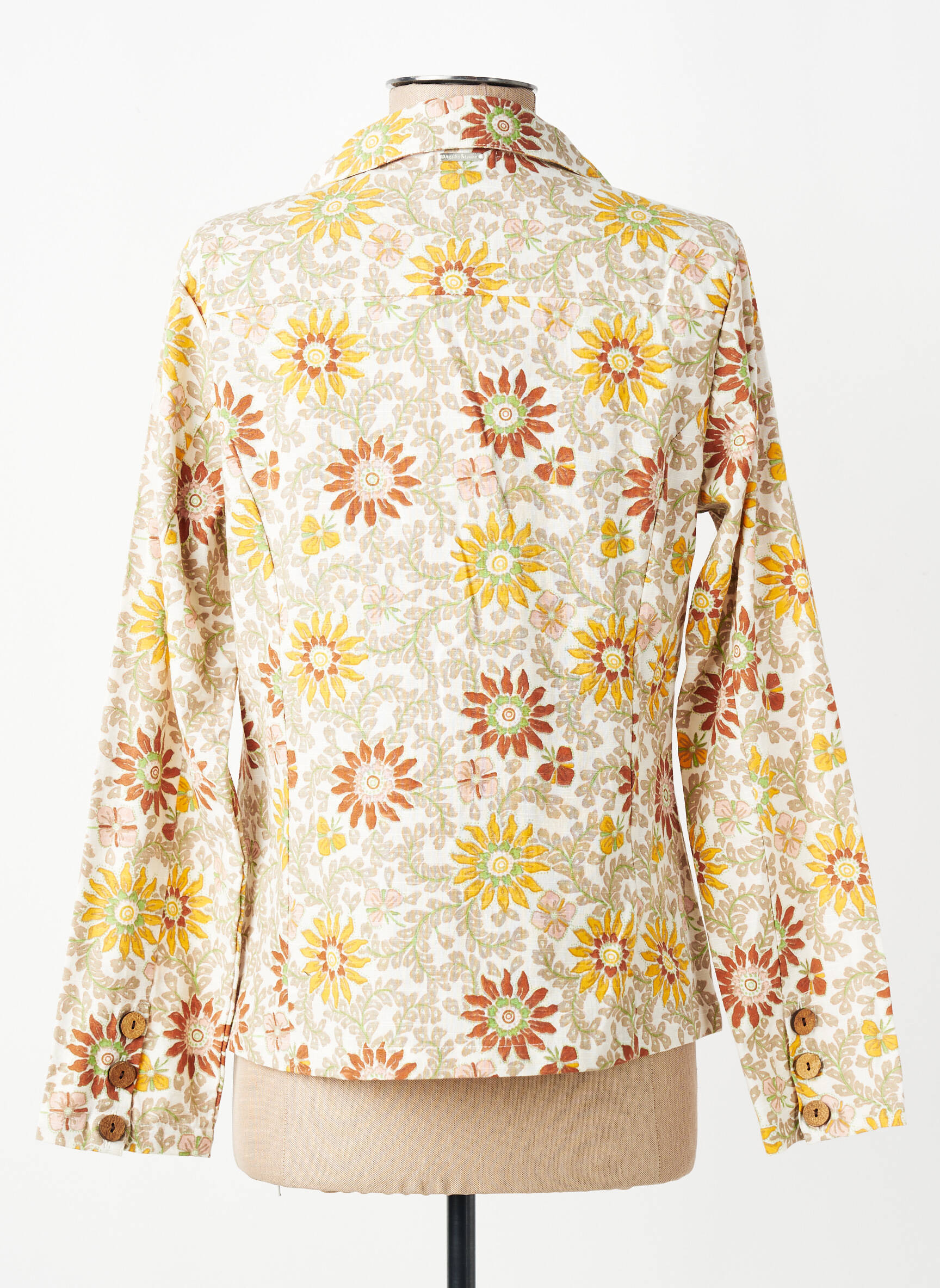Sacou buzunare verde AGATHE & LOUISE femeie