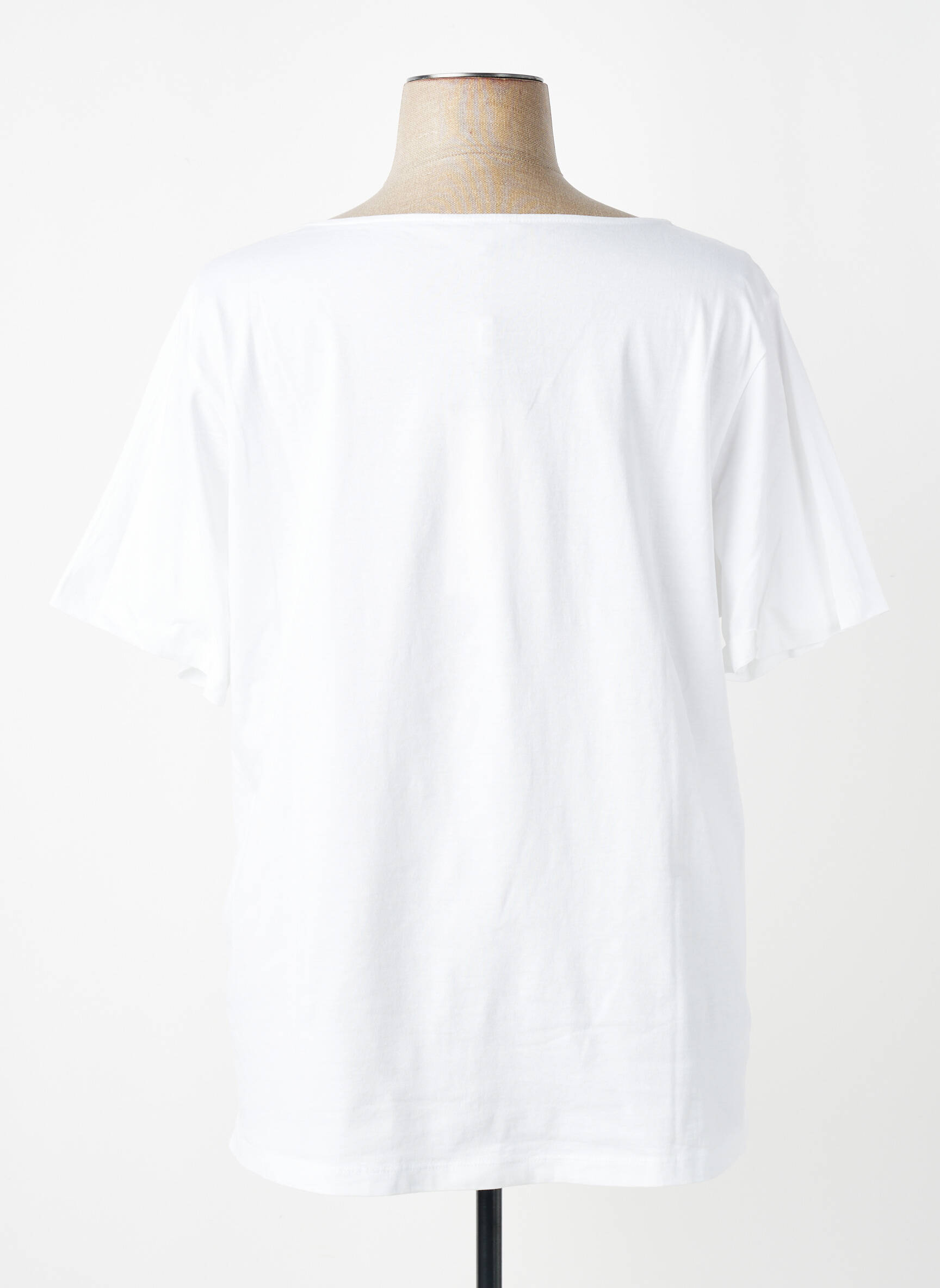 Tricou serigrafie mâneci scurte alb AGATHE & LOUISE femeie