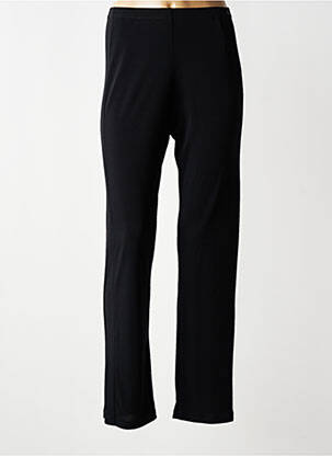Pantalon drept elasticitate mărime normală negru FRANCE RIVOIRE femeie