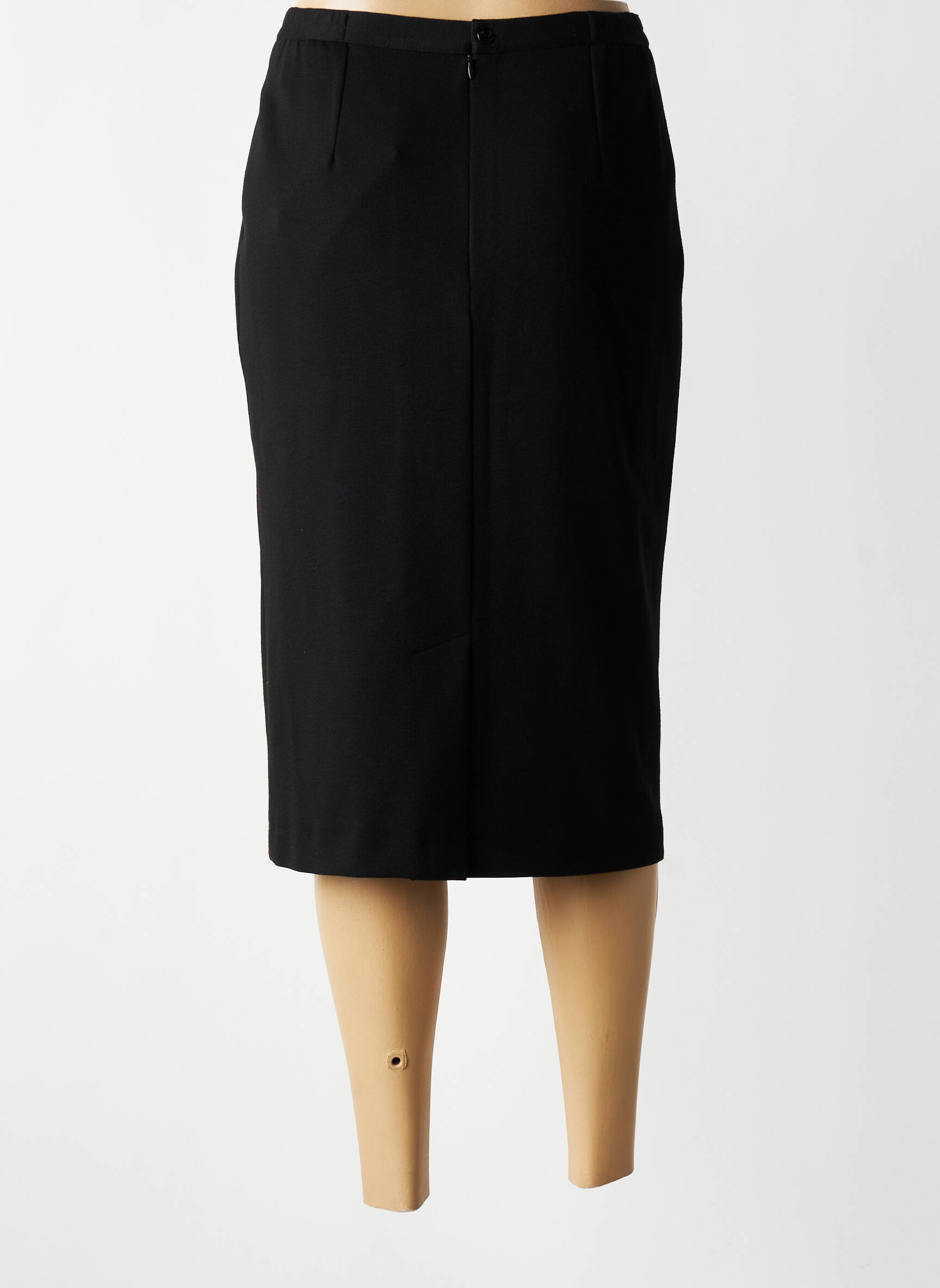Fustă midi elasticitate negru FRANCOISE femeie
