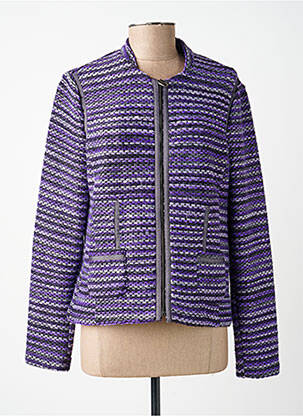Jachete casual guler rotund violet FRANK WALDER femeie