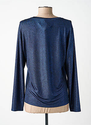 Top elasticitate mâneci lungi albastru JEAN GABRIEL femeie