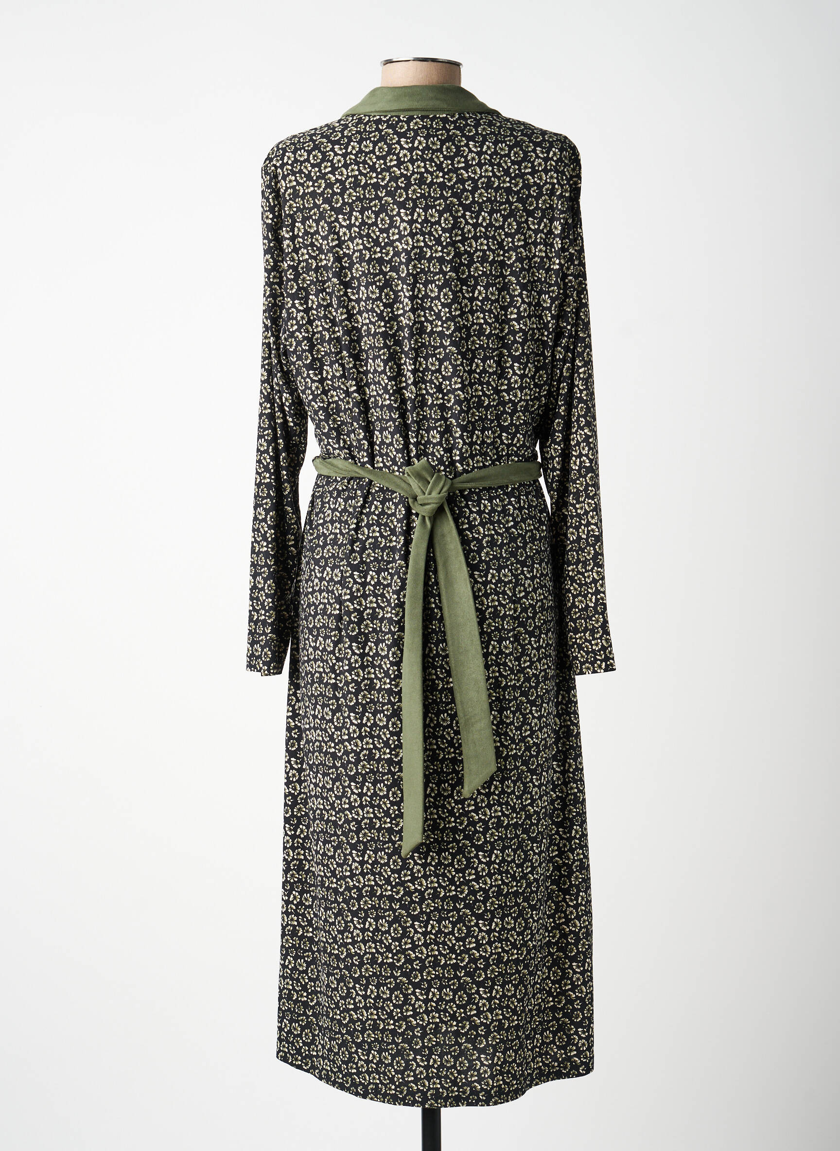 Rochie lungă mâneci lungi mâneci lungi verde BATIDA femeie