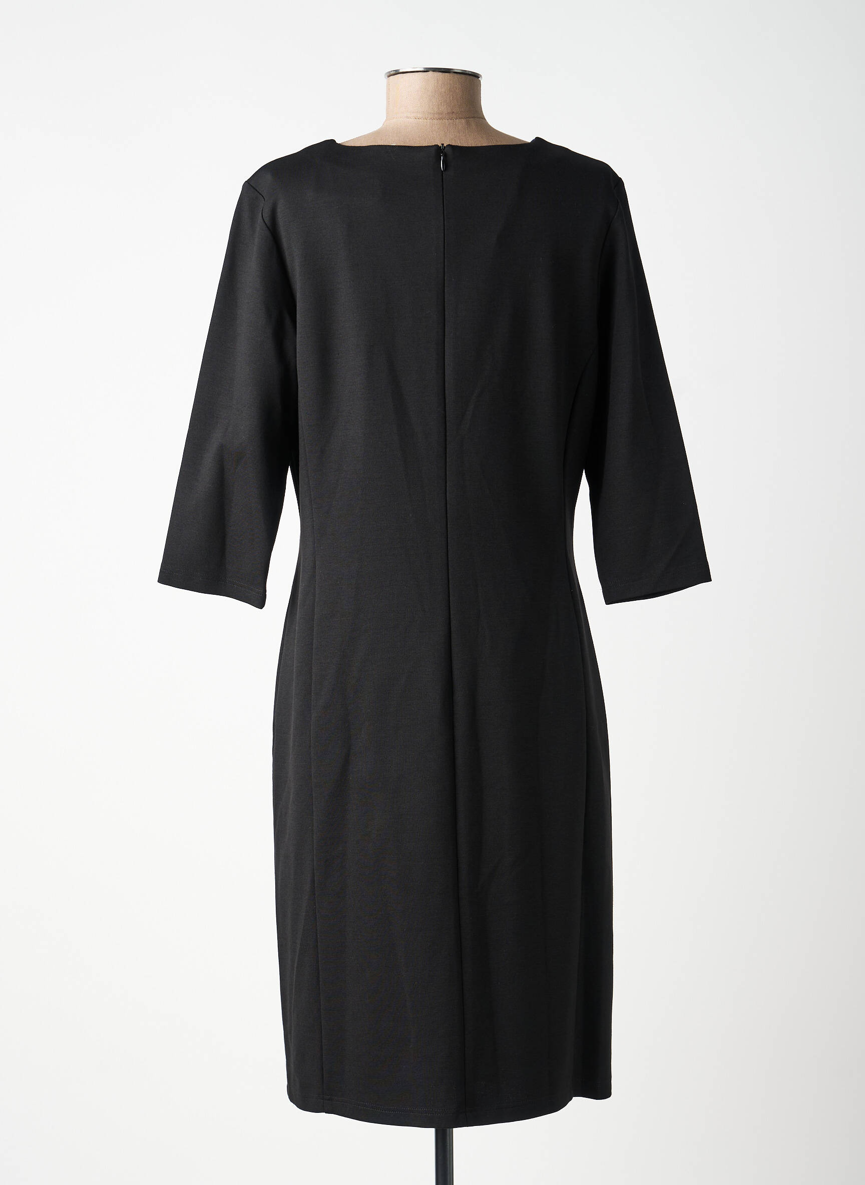 Rochie midi mâneci lungi mâneci lungi negru FRANK WALDER femeie
